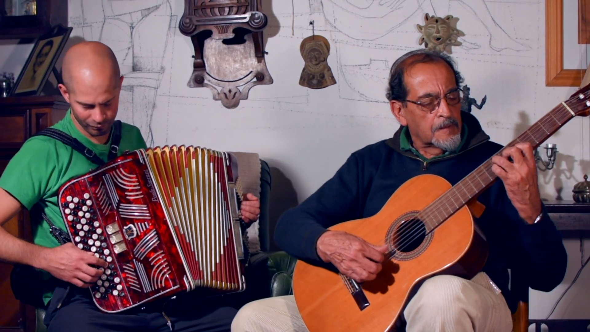 NACHO LLORENS CON JOSÉ MARÍA LLORENS _ LUNA DE CABOTAJE (Chamamé - Mario Corradini) 1-40 screenshot